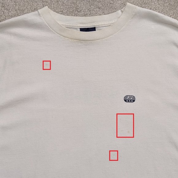 Men's Structure white t-shirt vintage 90s - Picture 5 of 6